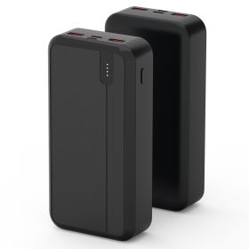 1Pc 10000mAh Or 20000mAh Optional PD22.5W Fast Charging Power Bank Fast Charger Portable Phone Charger With Type-C USB Cable Fit For IOS Phone 16 (Option: 20000mAh-Black)