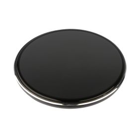 1Pc Wireless Charger Qi-Certified Ultra-Slim 5W Charging Pad For IOS Phone XS MAX XR XS X 8 8 Plus Galaxy S10 S9 S8 S7 (Option: Black)
