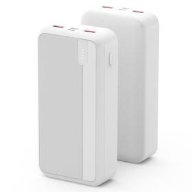 1Pc 10000mAh Or 20000mAh Optional PD22.5W Fast Charging Power Bank Fast Charger Portable Phone Charger With Type-C USB Cable Fit For IOS Phone 16 (Option: 20000mAh-White)